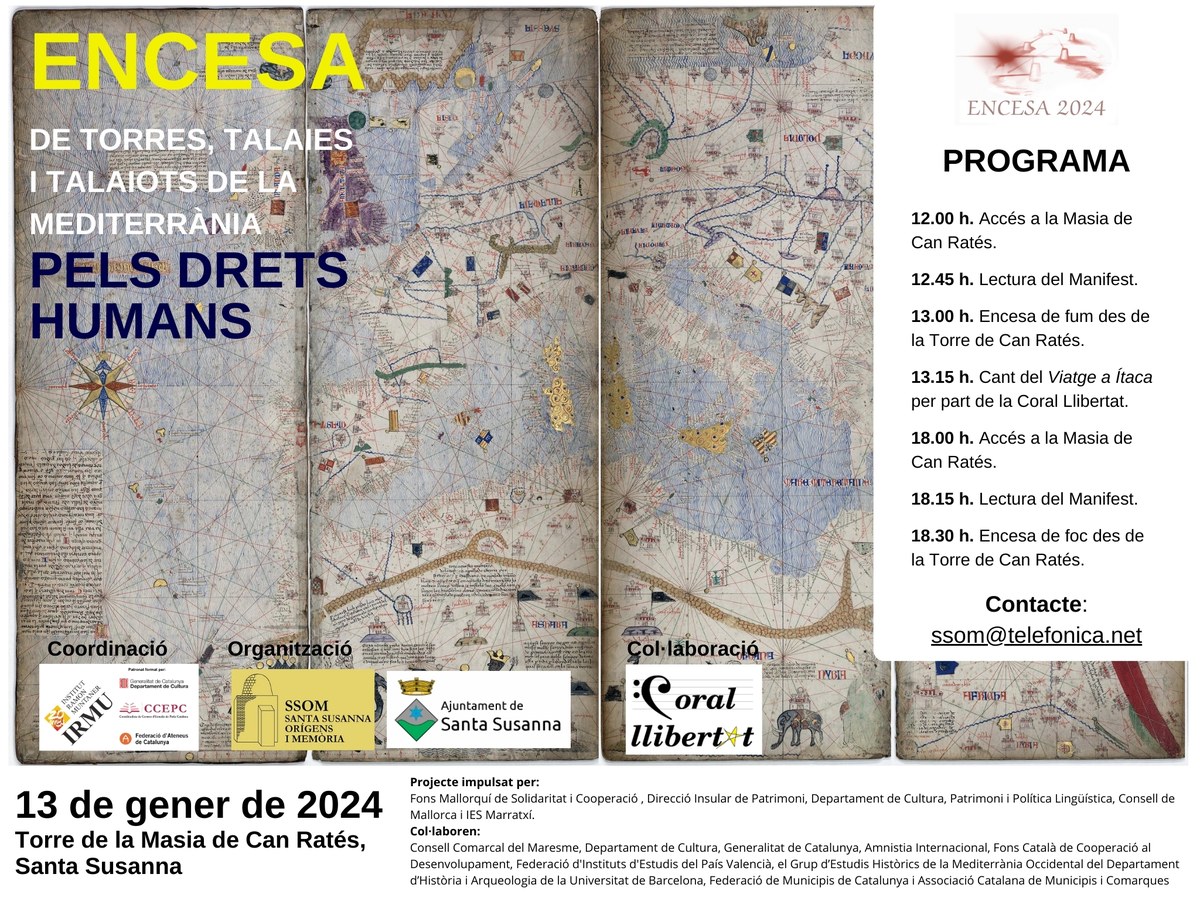 Encesa de Torres, Talaies i Talaiots pels Drets Humans.