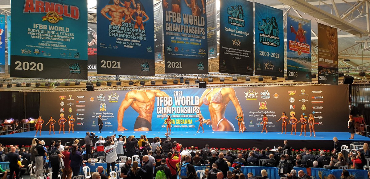 Èxit del Mundial de Fitness 2021 de Santa Susanna amb més de 3.000 persones de 102 països.