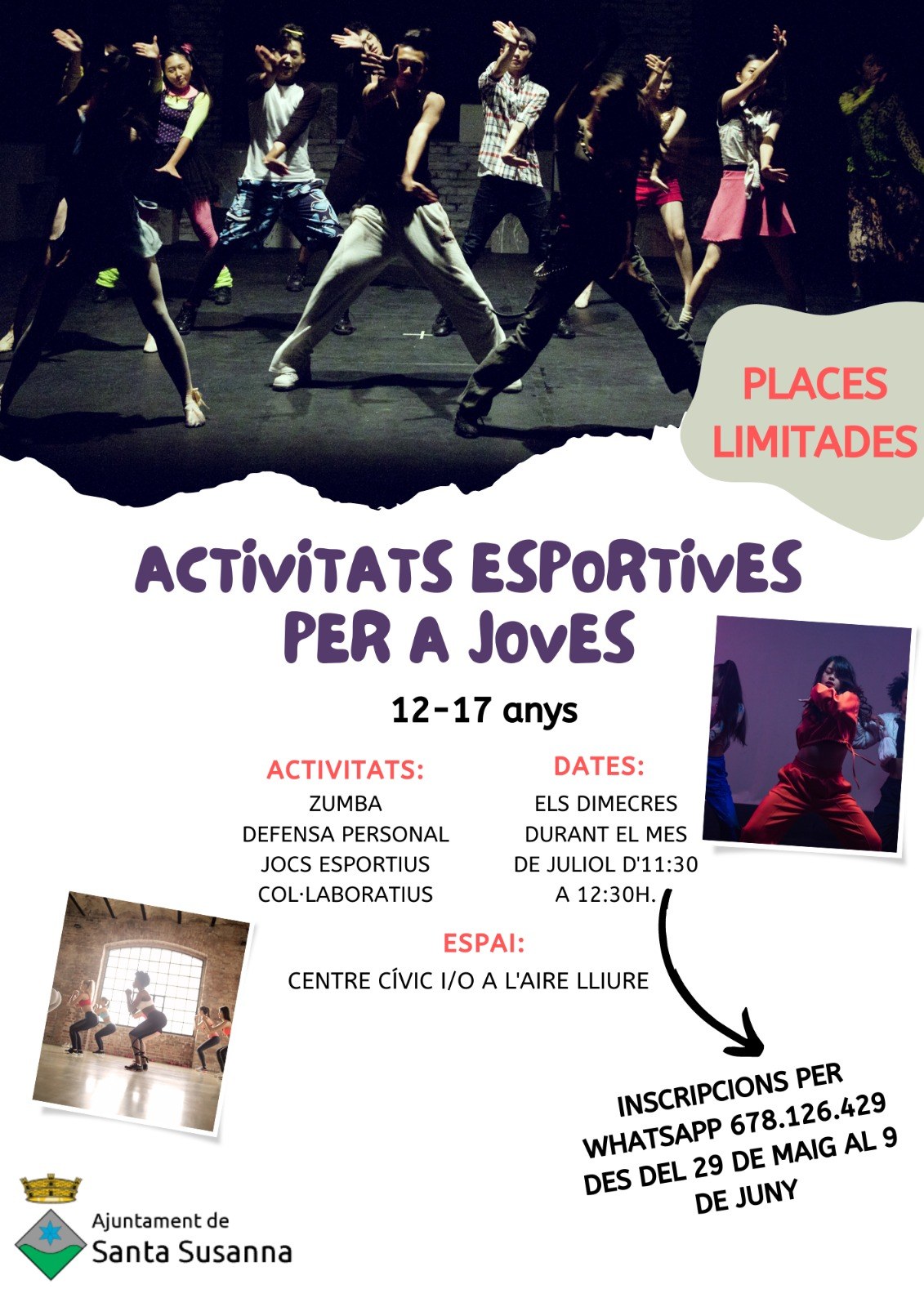 Inscripcions obertes per les "activitats esportives per a joves".