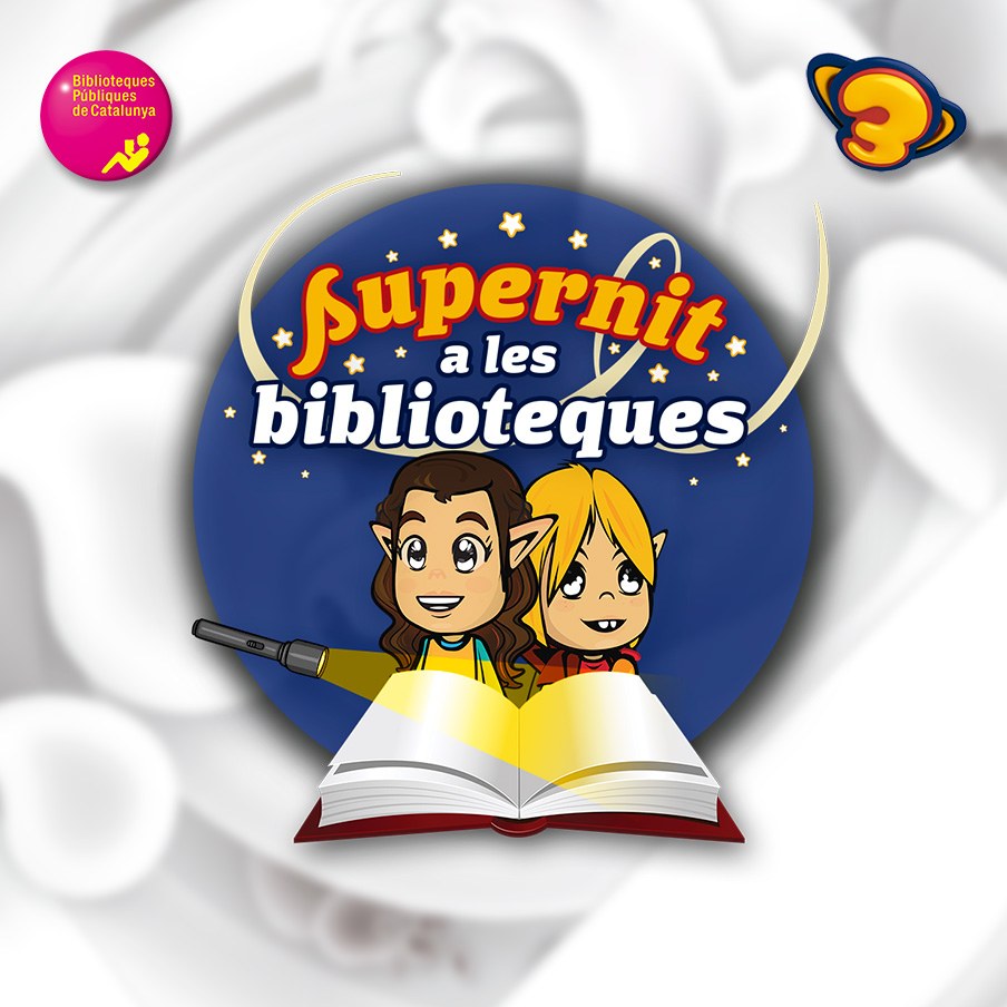 La Biblioteca Vall d'Alfatà de Santa Susanna participa a la Supernit per salvar la Nenúfar i la Matoll del club Super3.
