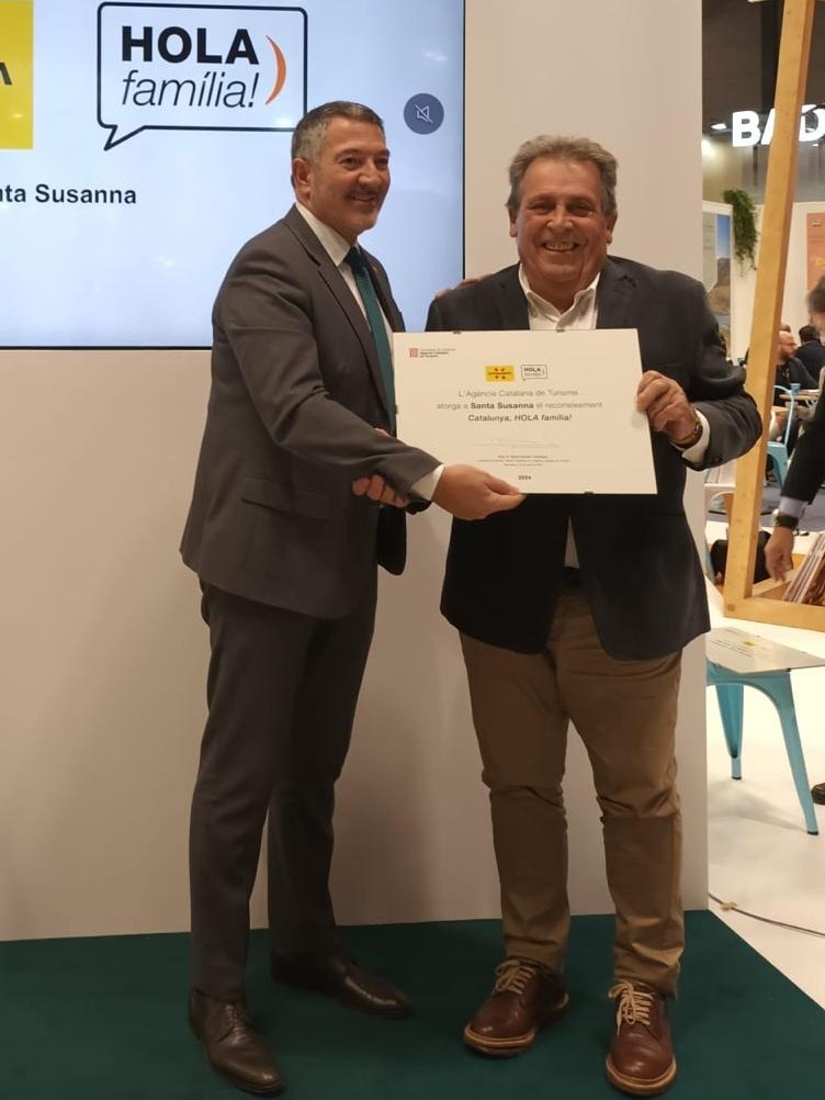 La Generalitat aprofita Fitur per distingir Santa Susanna com una de les millors destinacions de turisme familiar.