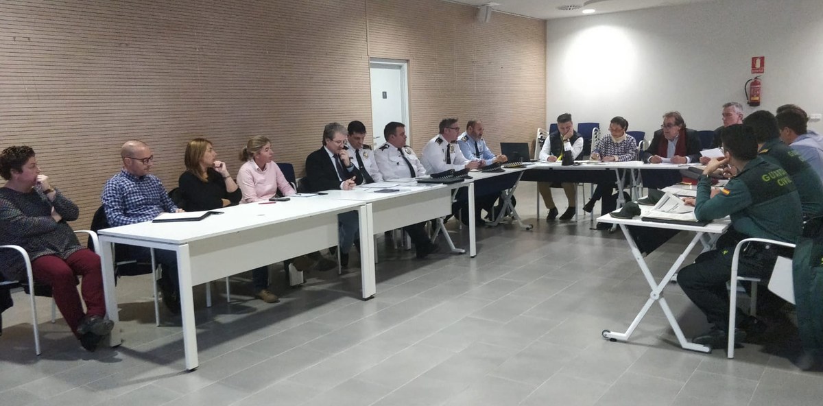 La Junta Local de Seguretat analitza les dades de la seguretat al municipi corresponents al 2018.