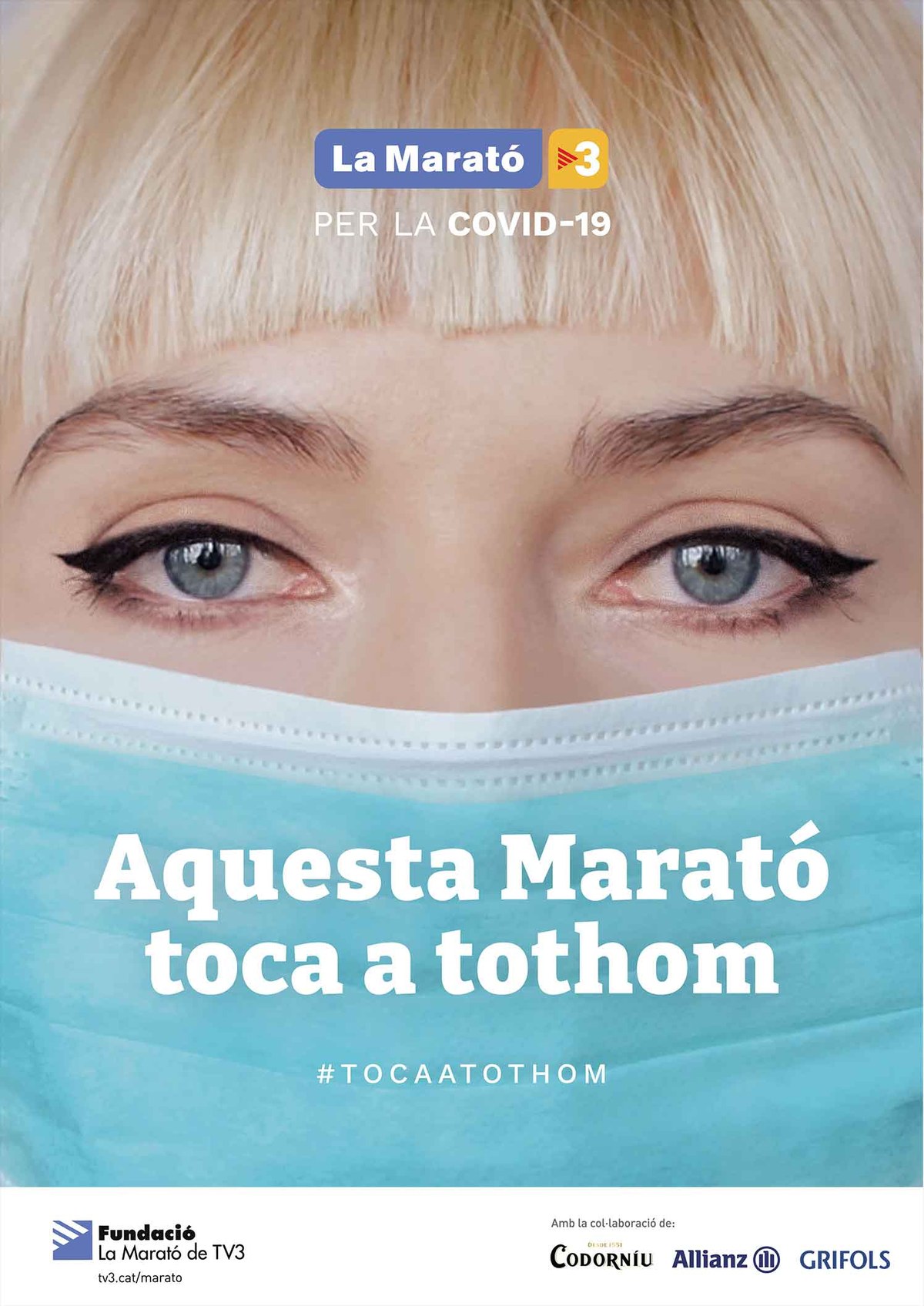 La Marató de TV3 d'aquest any està dedicada a la Covid-19 i les aportacions són online.