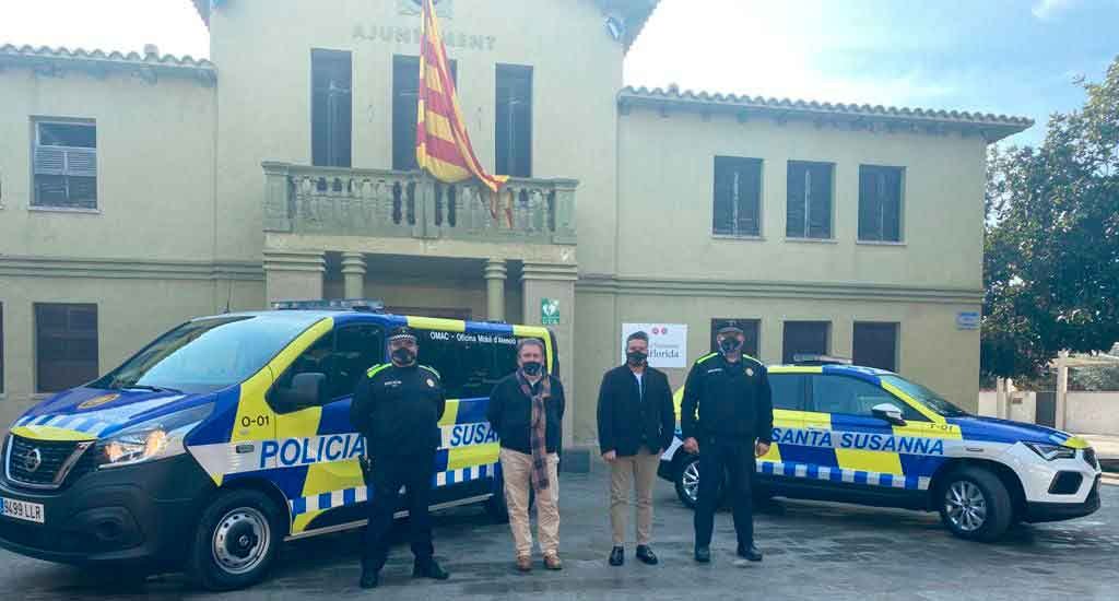 La Policia Local amplia la flota amb la incorporació de dos nous vehicles .