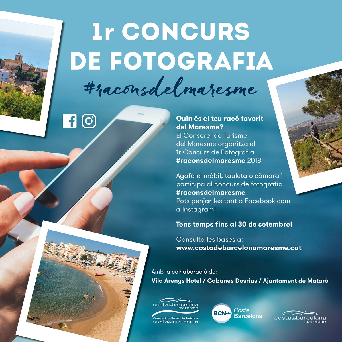 Participa en el 1er Concurs de Fotografia #raconsdelmaresme.