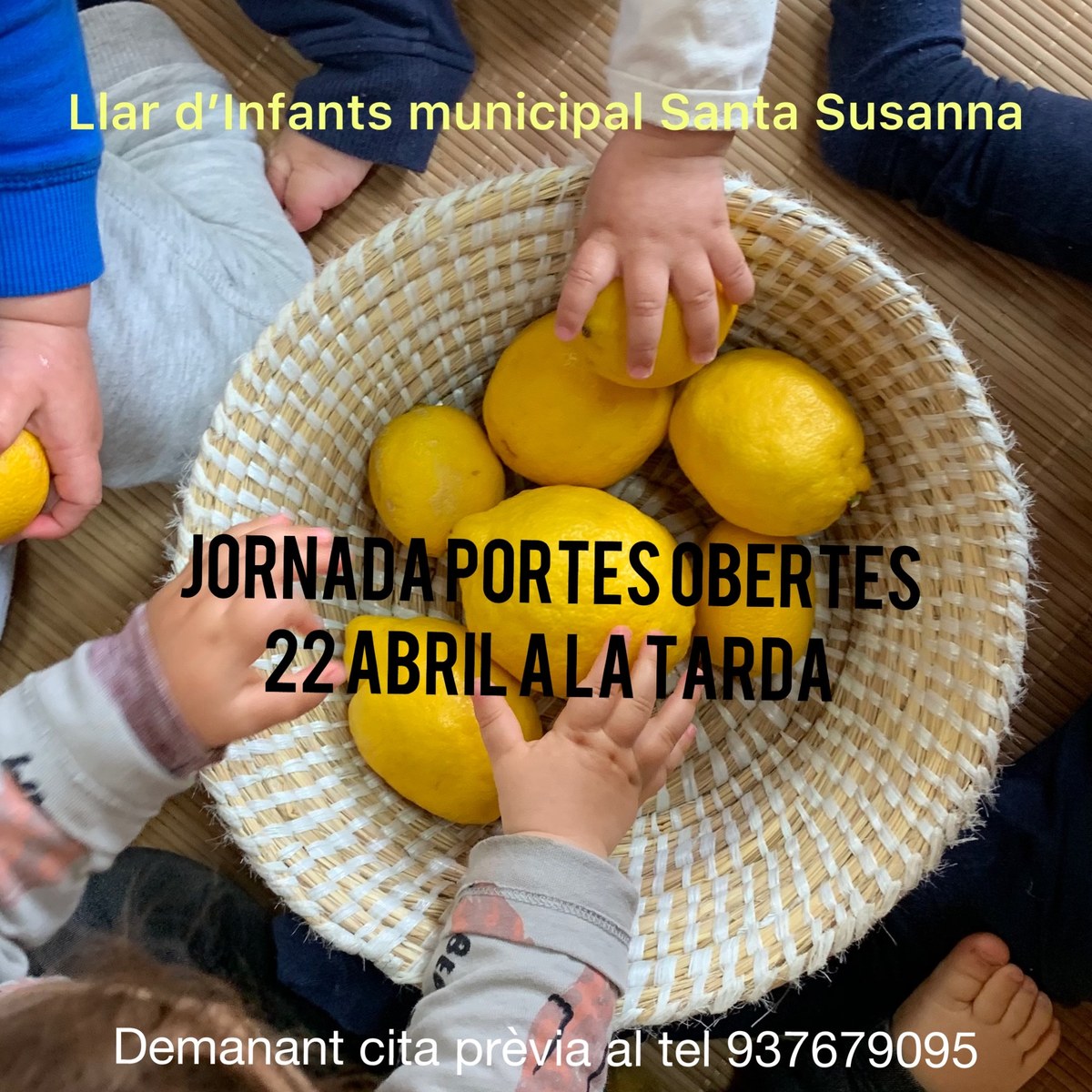 PROCÉS DE PREINSCRIPCIÓ I MATRICULACIÓ A L'ESCOLA D'EDUCACIÓ INFANTIL DE 1R. CICLE MUNICIPAL DE SANTA SUSANNA PEL CURS 2022-23    - duplicat.