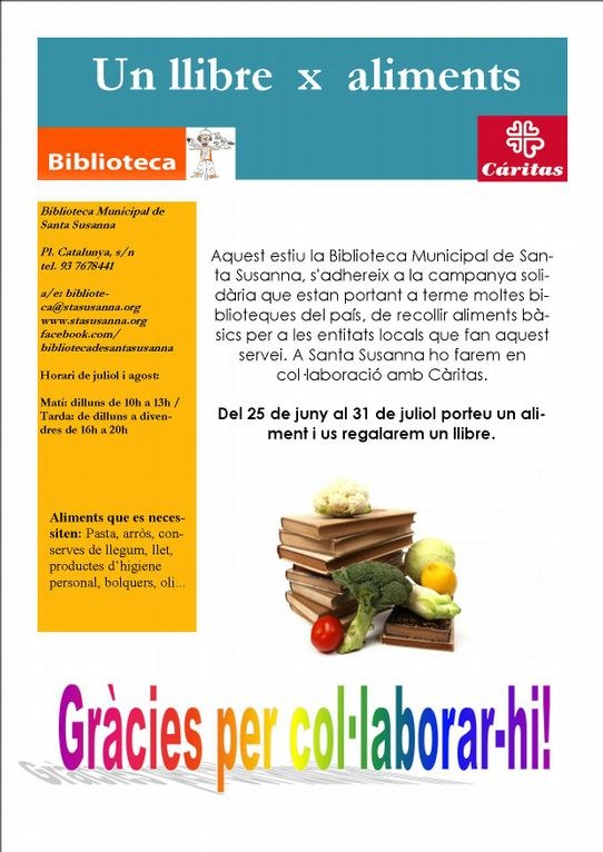 Recollida solidària d'aliments.