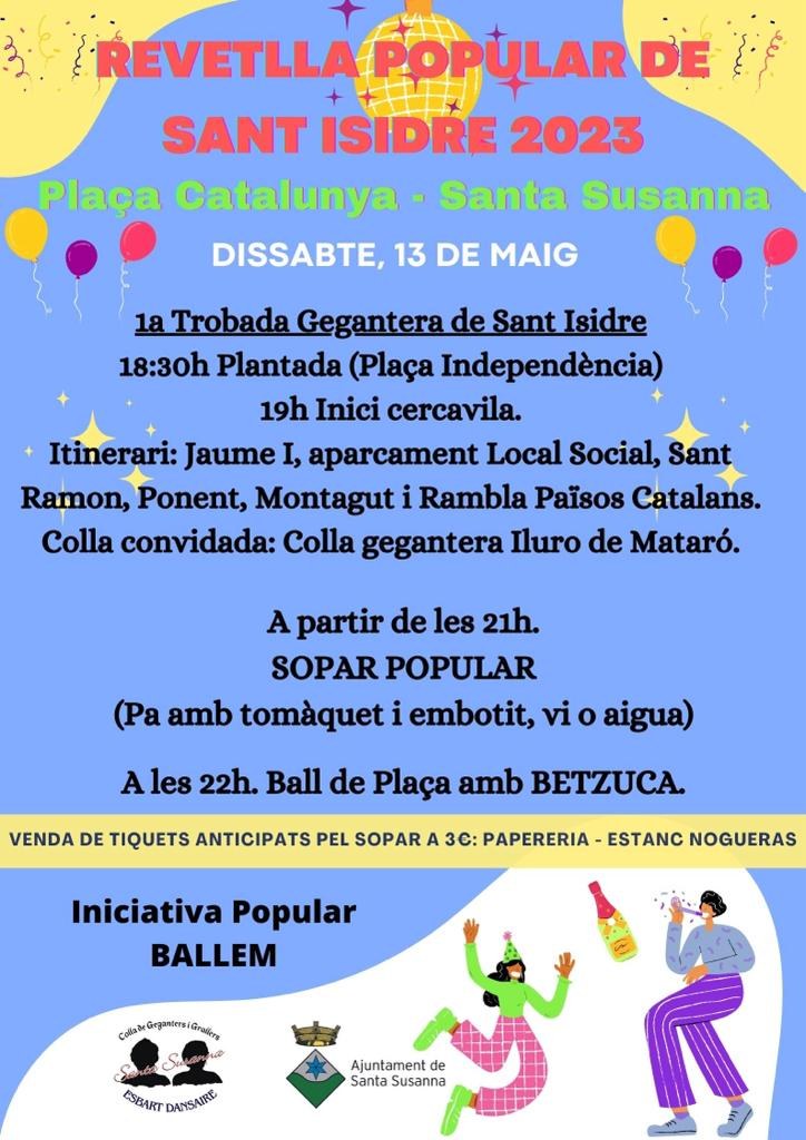 Revetlla Popular i Festa de Sant Isidre 2023.
