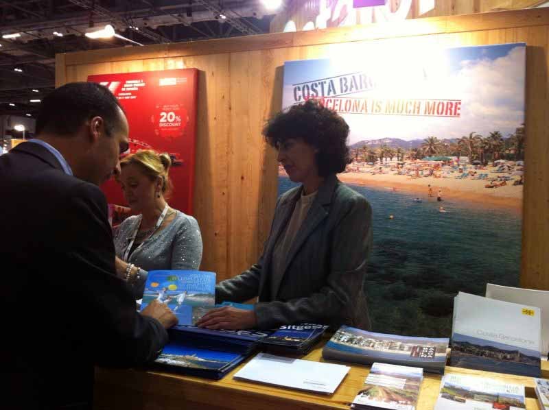 Santa Susanna assisteix a la World Travel Market 2013.