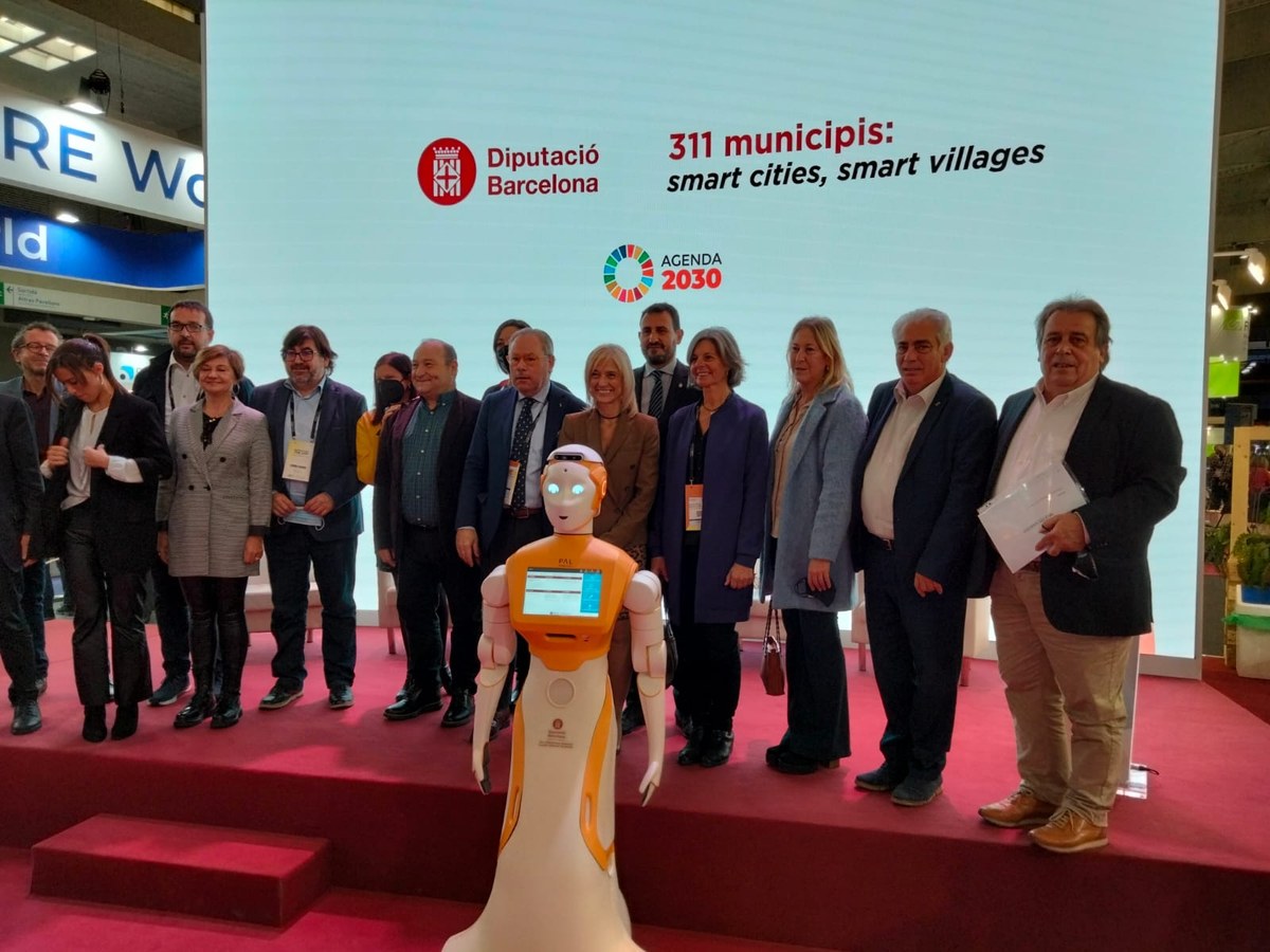 Santa Susanna explica el seu projecte de municipi sostenible a l'Smart City Expo World Congress.