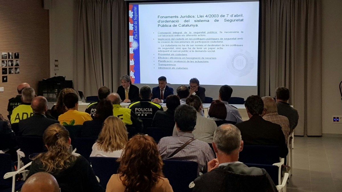 Santa Susanna obre el procés participatiu previ a l'elaboració del Pla de Seguretat Local.