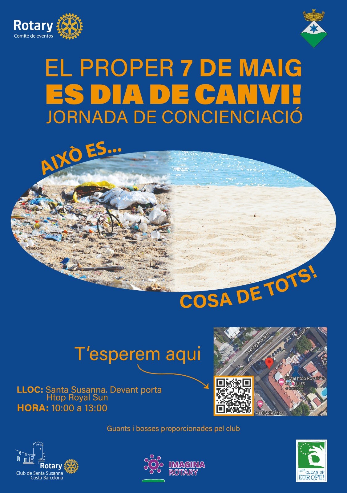 Santa Susanna organitza la jornada de conscienciació "És dia de canvi!".