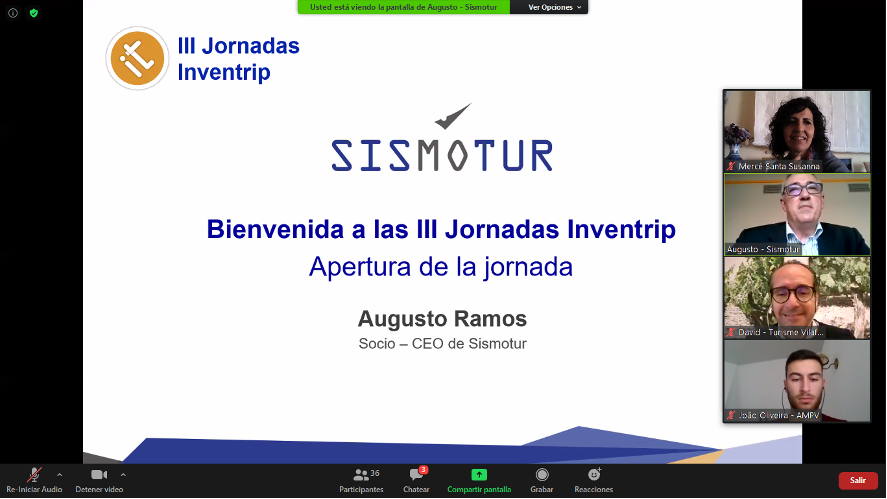 Santa Susanna participa a la Jornada Inventrip 2020 de turisme intel·ligent.