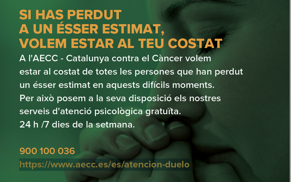 Servei gratuït per ajudar a fer el dol als que han patit una pèrdua .