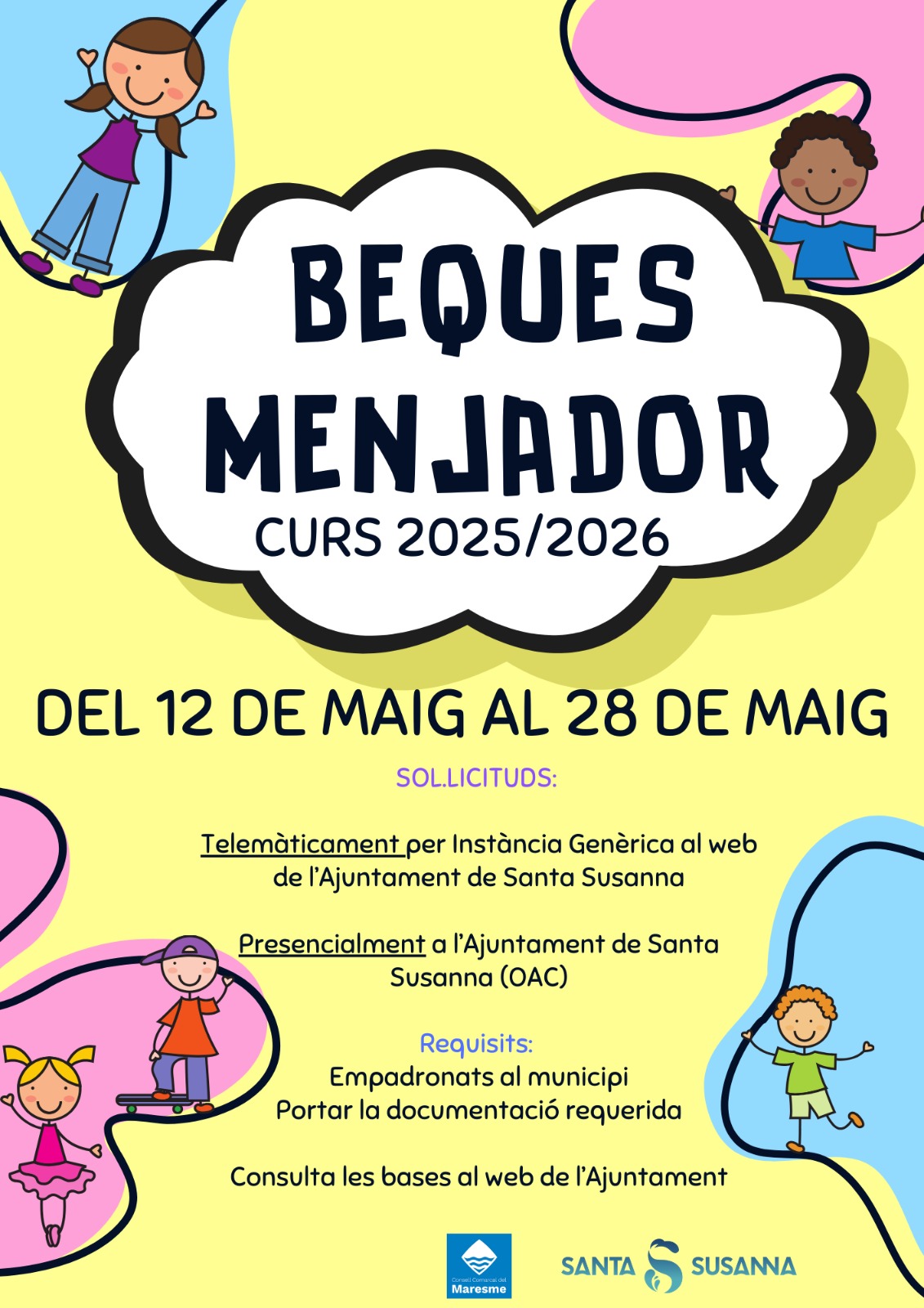 Cartell beques menjador