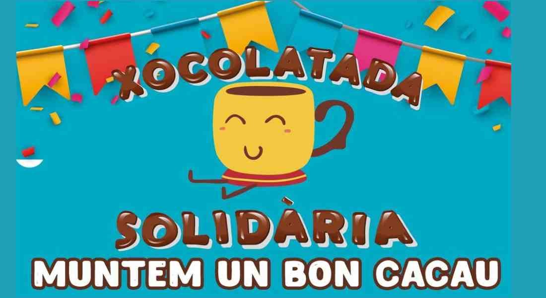 Vine a la xocolatada solidària el dia 21 de maig a la tarda, al parc del Colomer!.