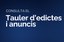 Tauler d'edictes i anuncis de Santa Susanna