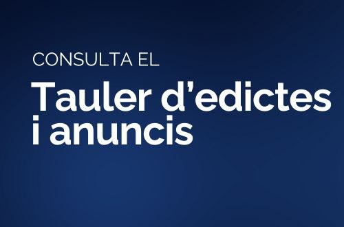 Tauler d'edictes i anuncis de Santa Susanna