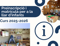 Vull preinscriure el meu fill/a a la llar d'infants municipal