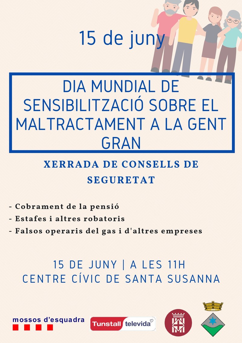 Dia mundial de sensibilització sobre el maltractament a la gent gran