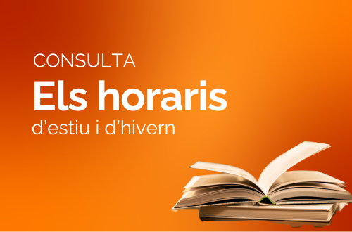 Consulta els horaris de la biblioteca