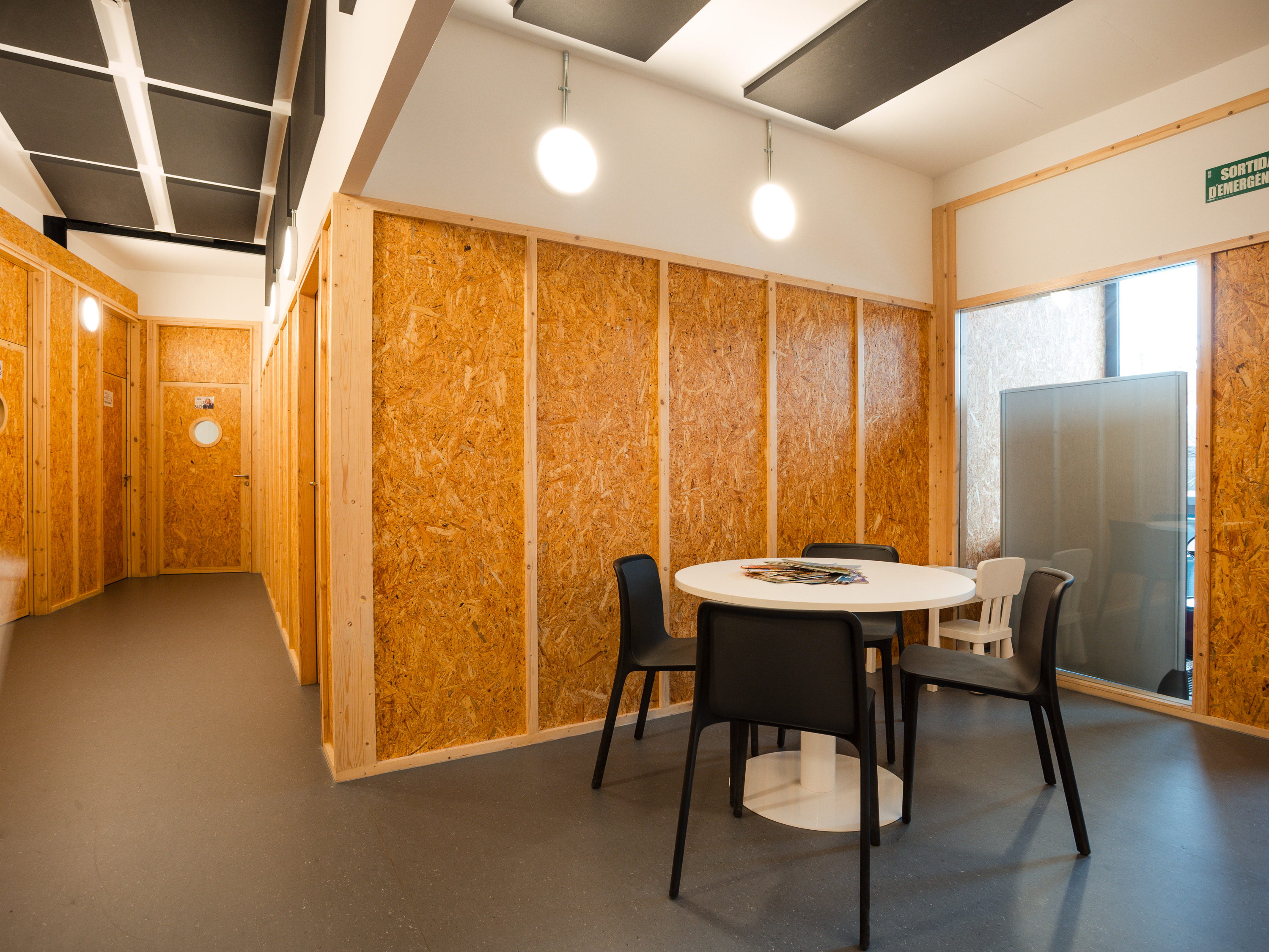 Interior de l'escola
