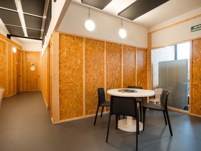 Interior de l'escola