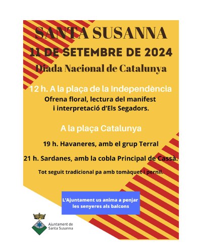 Programa de la Diada Nacional 2024