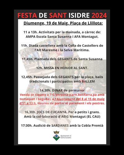 Programa de Sant Isidre 2024
