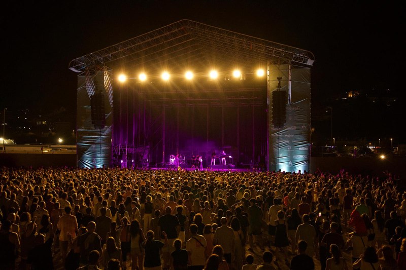 Escenari del festival al Torrentó de Can Gelat