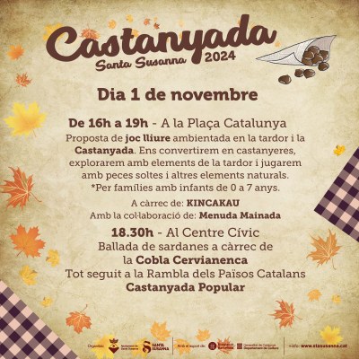 Programa de la Castanyada tardor-2024