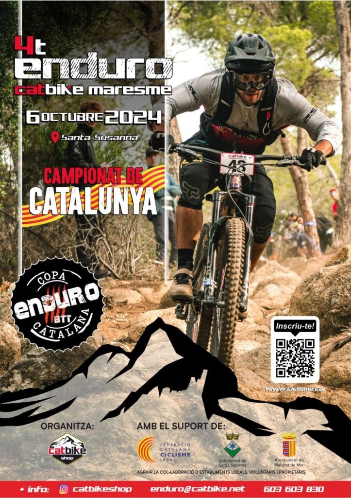 Cartell del 4art enduro CatBike Maresme