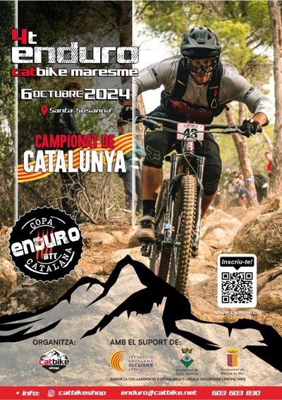 Cartell del 4art enduro CatBike Maresme