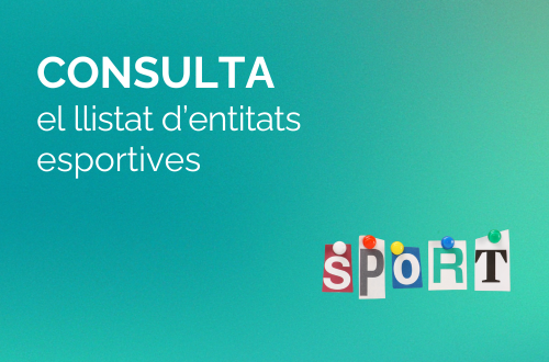 Consulta el llistat d'entitats esportives