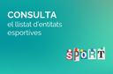 Consulta el llistat d'entitats esportives
