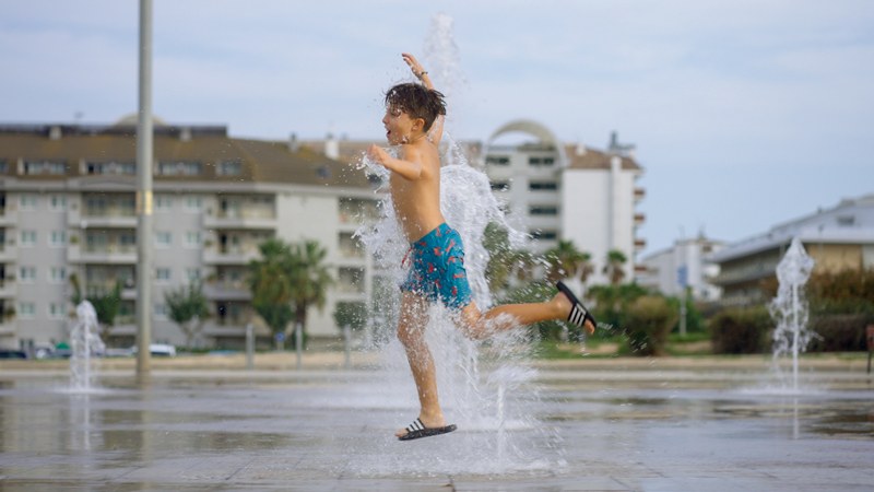 Les fonts, una atracció infantil