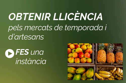 Obtenir llicència per a un mercat municipal