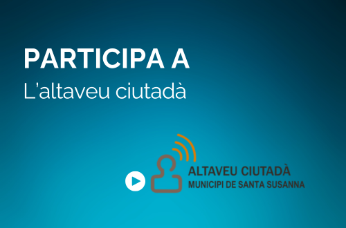 Participa a l'altaveu ciutadà