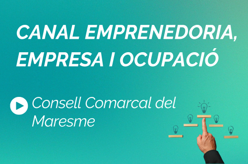Departament d’emprenedoria, empresa i ocupació del Consell Comarcal del Maresme