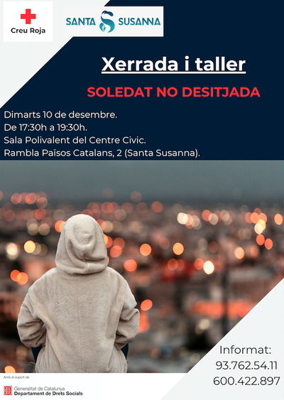 Xerrada i taller sobre soledat no desitjada