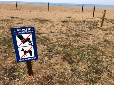 Santa Susanna ha reforçat la protecció perimetral del capironat marí