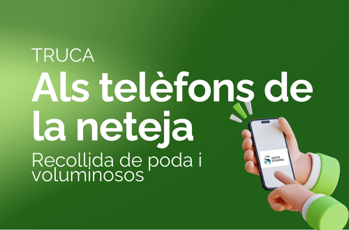 Telèfons de recollida de poda i voluminosos