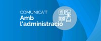 Comunica't amb l'administració